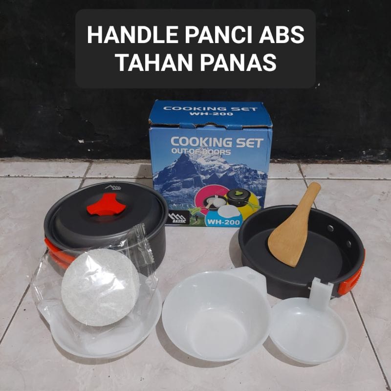 Jual Cooking Set Nesting Panci Camping DS 200 Dan WH 200 Shopee Indonesia