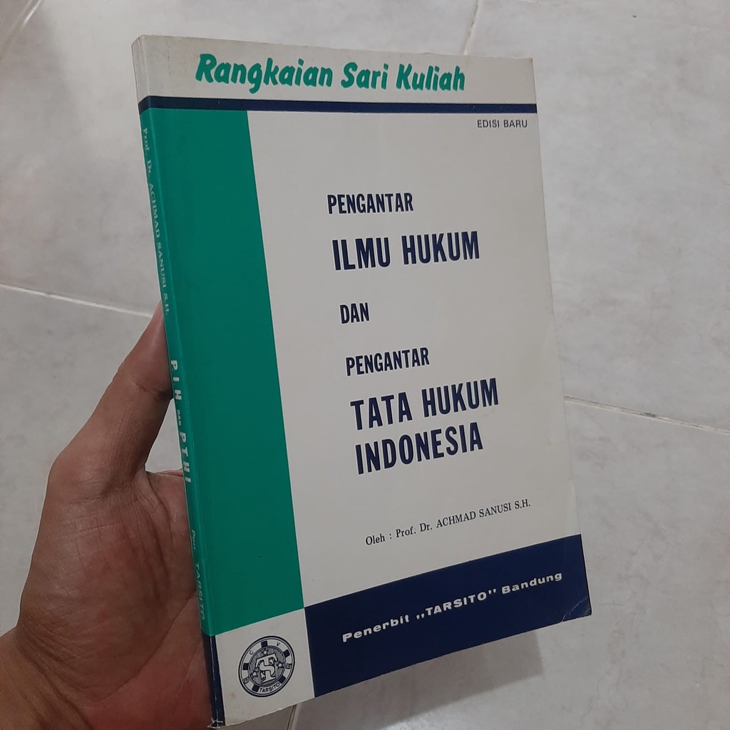 Jual Pengantar Ilmu Hukum Dan Pengantar Tata Hukum Indonesia Shopee