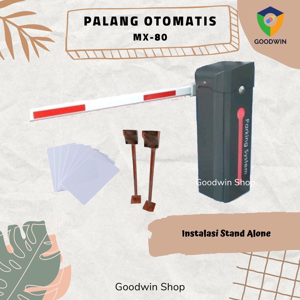 Jual Paket Palang Parkir Barrier Gate Mx Stand Alone Portal Otomatis