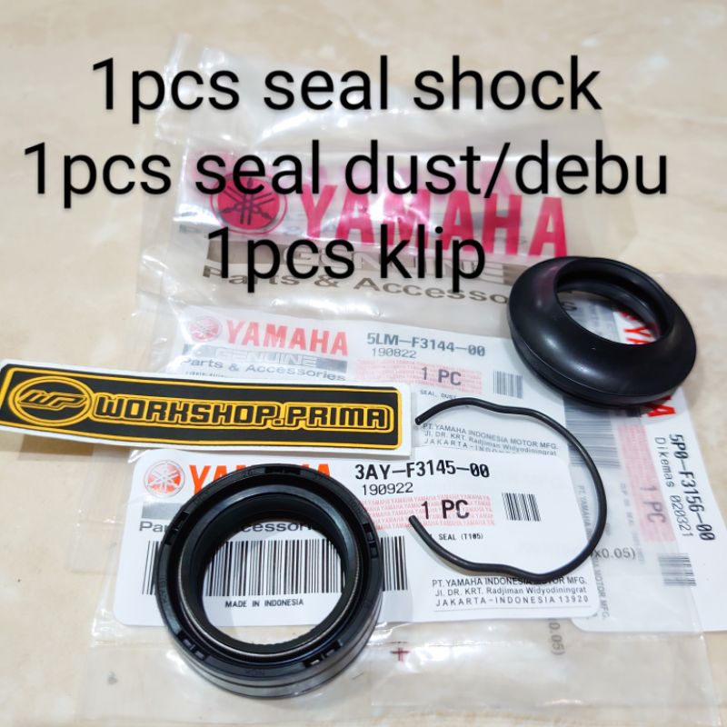 Jual PAKET SEAL SIL SHOCK SOK DEPAN SEAL DEBU KLIP MIO FINO SOUL NOUVO