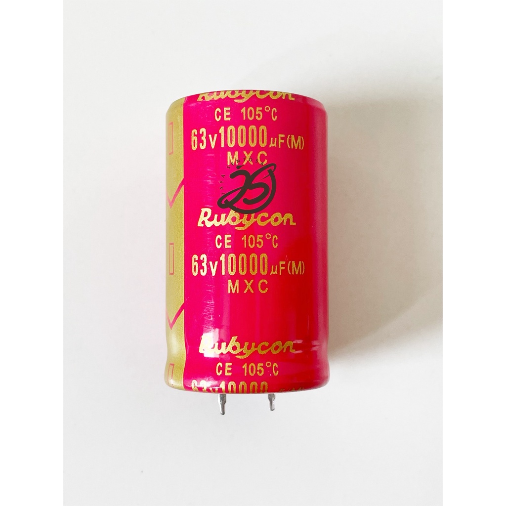 Jual ELCO 10000UF 63V RUBYCON ASLI ORIGINAL CAPACITOR ELCO KAPASITOR