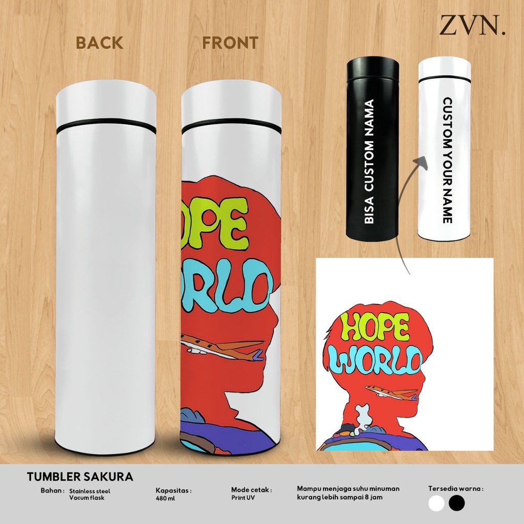 Jual Botol Tumbler Sakura New Design Bangtan Bts Army Ml Zvn