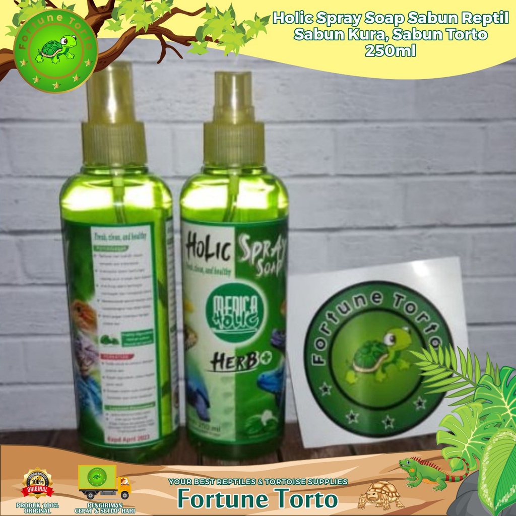 Jual Holic Spray Soap Sabun Reptil Sabun Kura Sabun Torto Ml