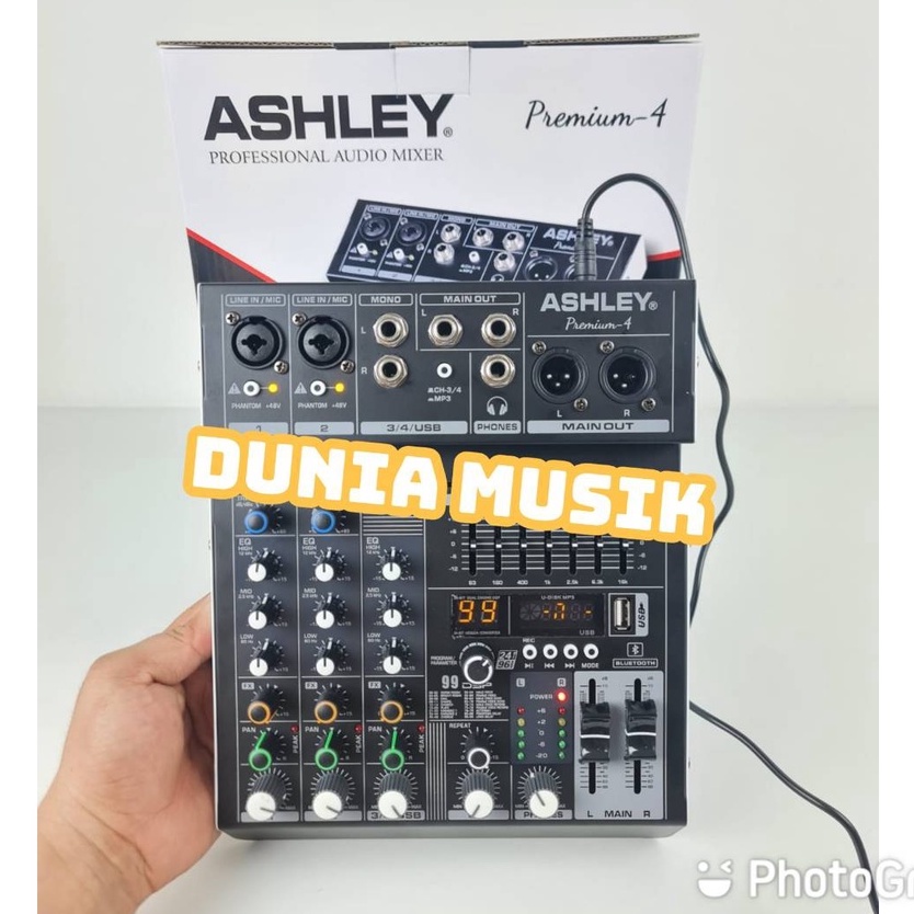 Jual Mixer Ashley Premium 4 Premium4 Usb Mp3 Recording Original