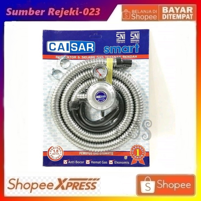 Jual Selang Gas Paket Regulator Caisar KOJIKO Smart Silver MPU Shopee