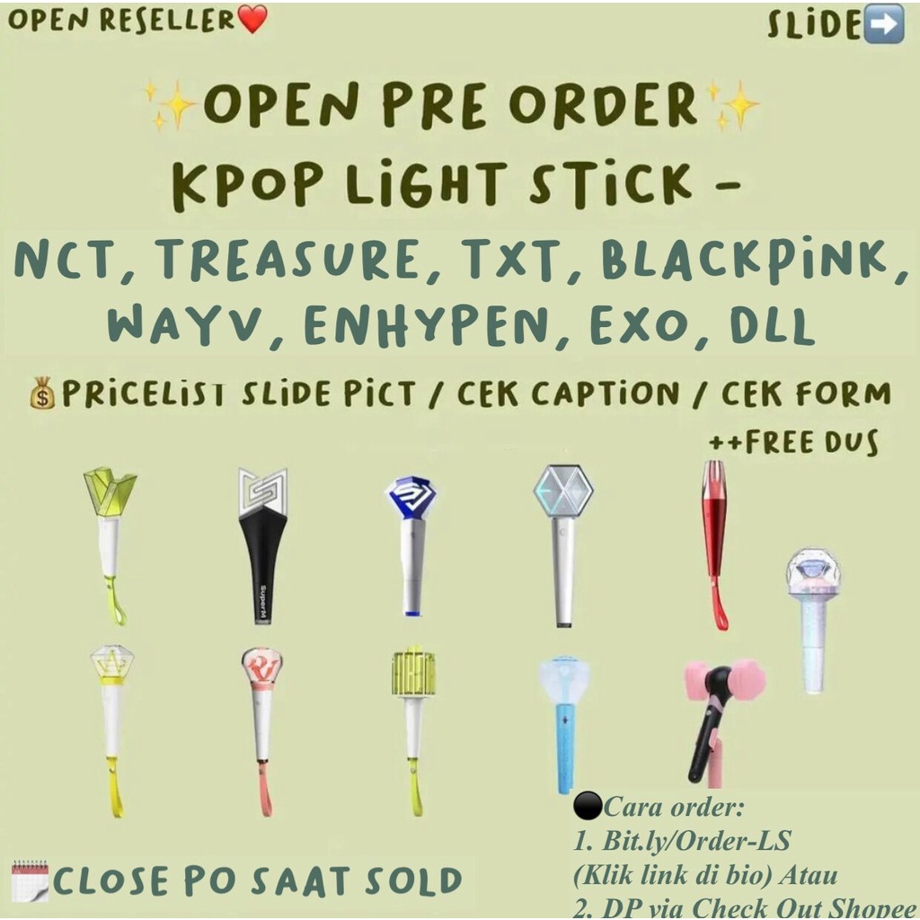 Jual Wajib Baca Deskripsi Slide Foto Po Fan Light Lightstick Ls