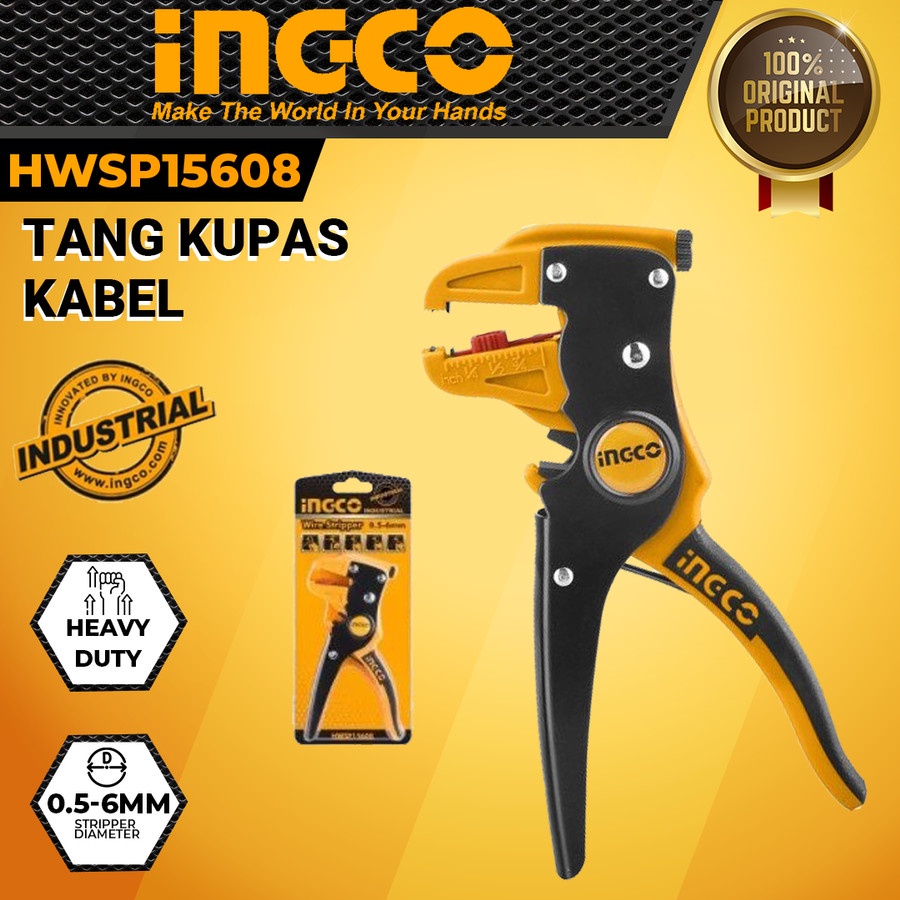 Jual Tang Kupas Kabel Ingco Hwsp Wire Stripping Pliers Alat