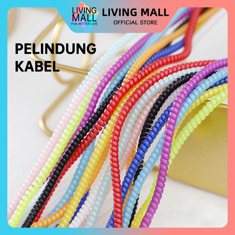 Jual Pelindung Kabel Spiral Warna Cable Protector Pelindung Kabel