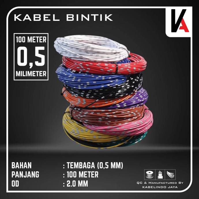 Jual Kabel Bintik Kabel Body Kabel Otomotif Mobil Motor 0 5Mm X 100M