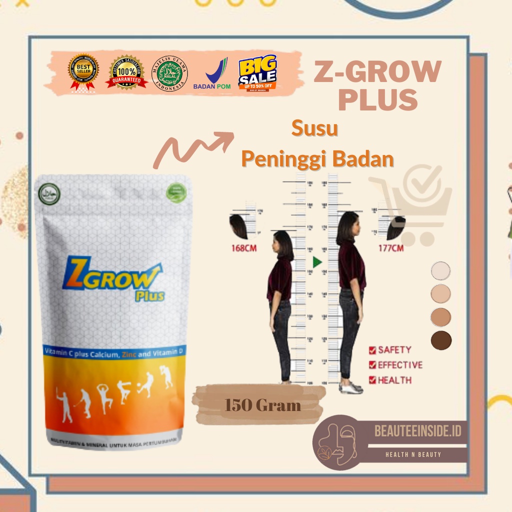 Jual Z Grow Plus Best Seller Susu Peninggi Badan Terlaris