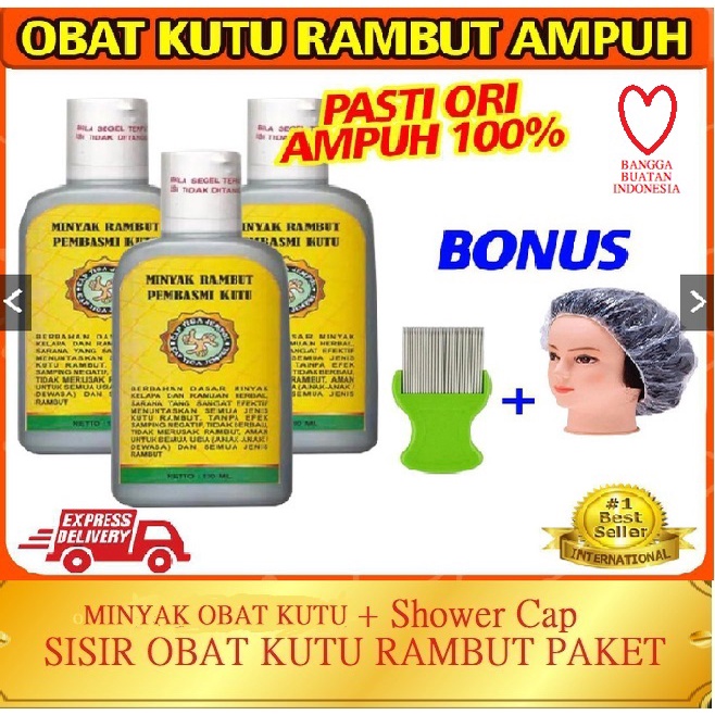 Jual Terlaris Minyak Rambut Pembasmi Kutu Obat Kutu Rambut Dan