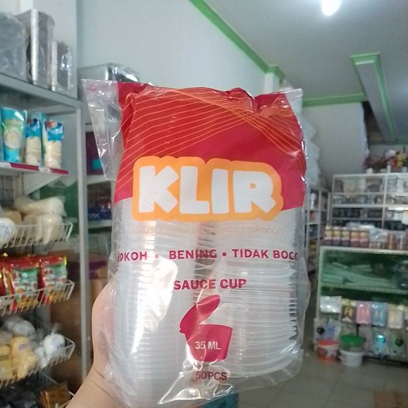 Jual Wadah Klip Saus Ml Dan Ml Thinwall Kontainer Plastik Cup Saos