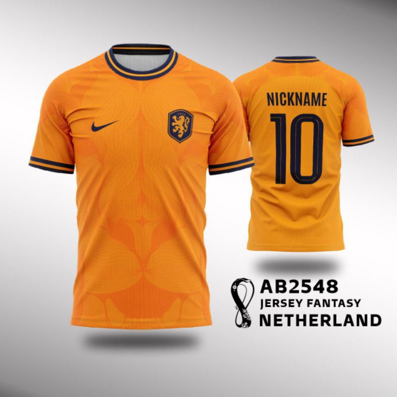 Jual Jersey Home Away Timnas Belanda Piala Dunia 2022 2023 Shopee