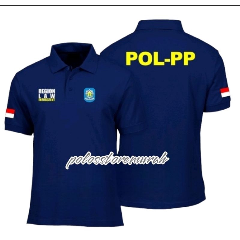 Jual Kaos Polo Shirt Kaos Kerah Satpol Pp Pamong Praja Terbaru