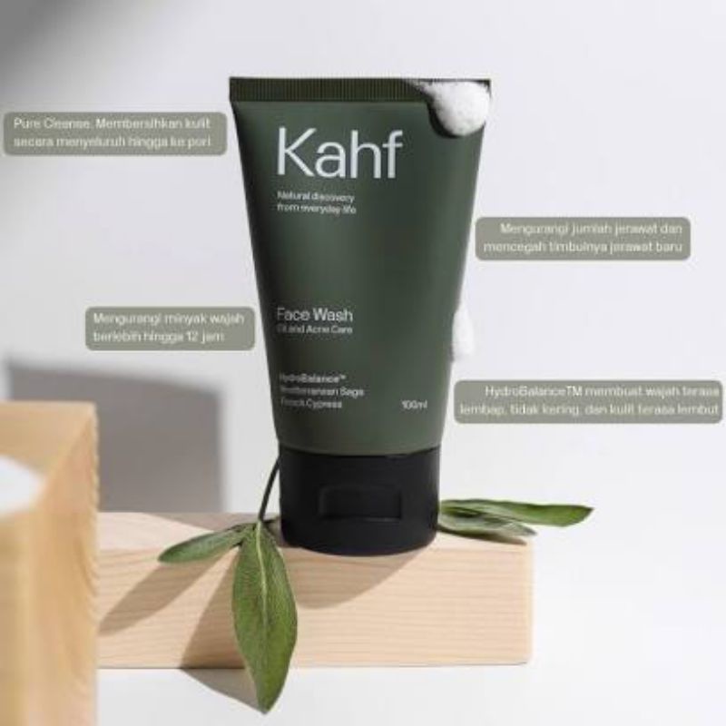 Jual Kahf Oil And Acne Face Wash Shopee Indonesia