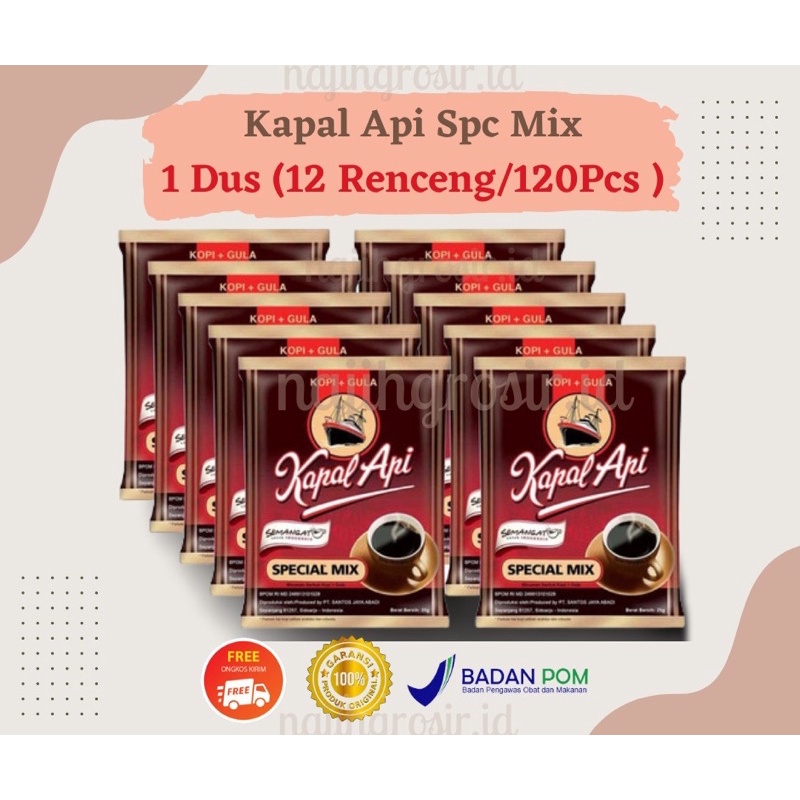 Jual KAPAL API SPECIAL MIX 1 DUS 12 RENCENG Shopee Indonesia