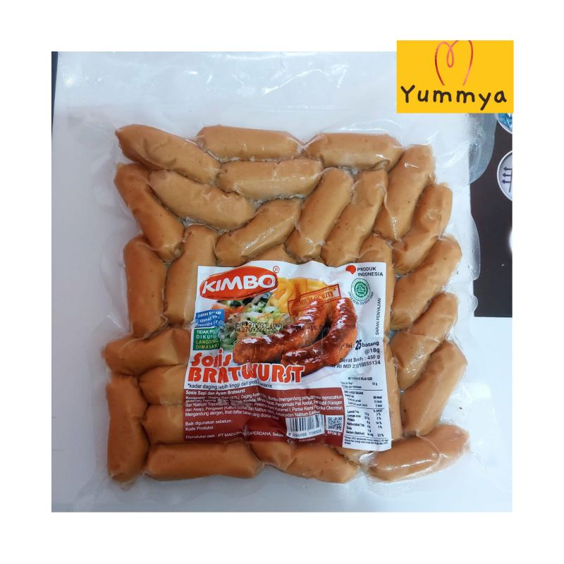 Jual Kimbo Sosis Bratwurst 450gr Shopee Indonesia