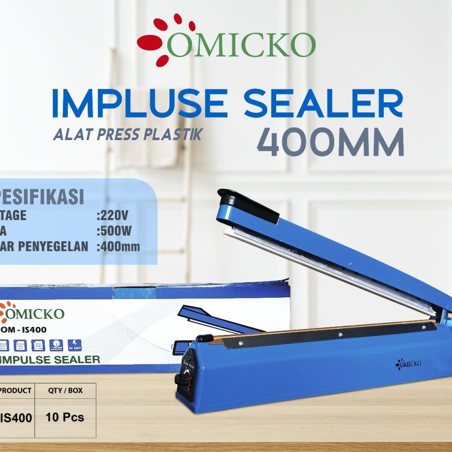 Jual Omicko Alat Press Plastik Kemasan 40cm Impulse Heat Sealer Bisa