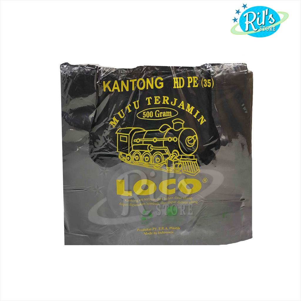 Jual Kantong Plastik Loco HITAM TEBAL 17 24 28 35 40 Kantong