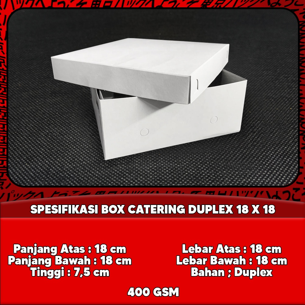 Jual Katering Box Tebal Gsm Kotak Nasi Kraft Katering Box Dus Nasi