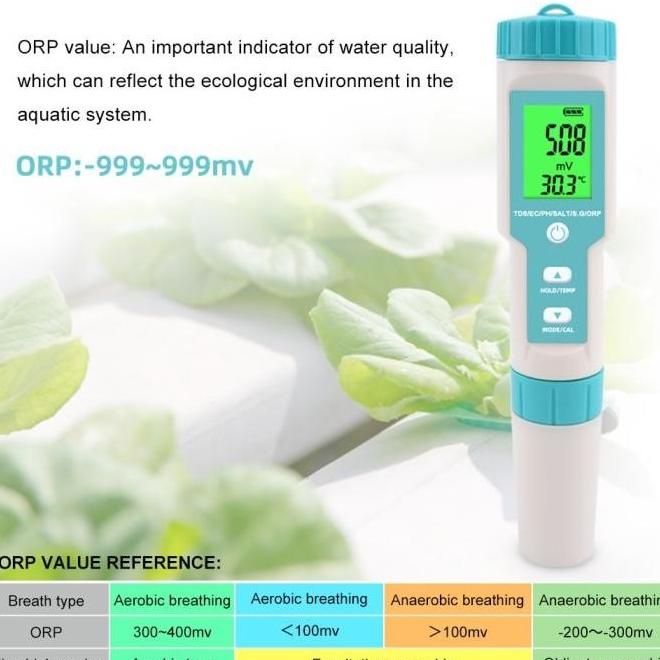 Jual Digital Water Tester In Ph Tds Ec Orp Salinity Sg Temp Meter