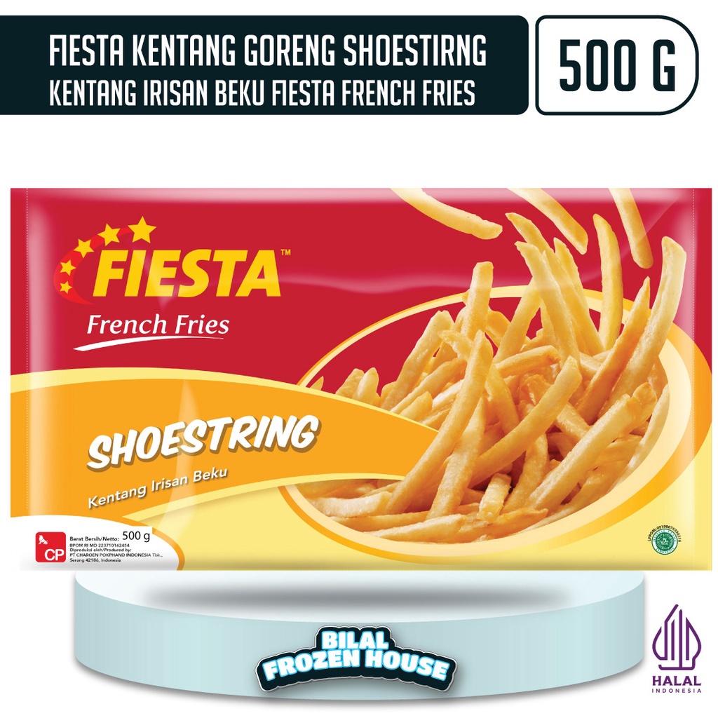 Jual Kentang Goreng Fiesta Shoestring 500gr French Fries Shoestring