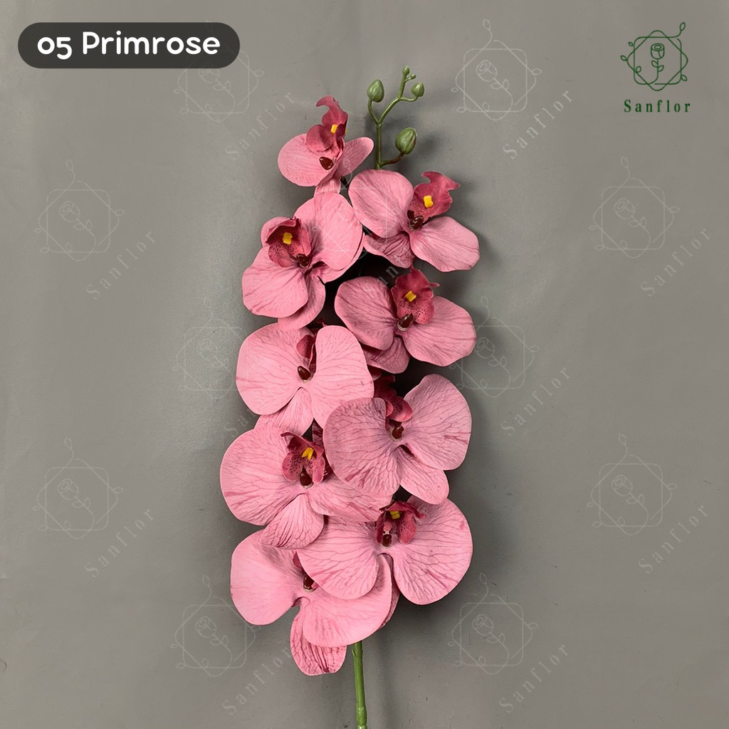 Jual Bunga Anggrek Kain Frosted Pastel K Artificial Orchid Bahan Kain