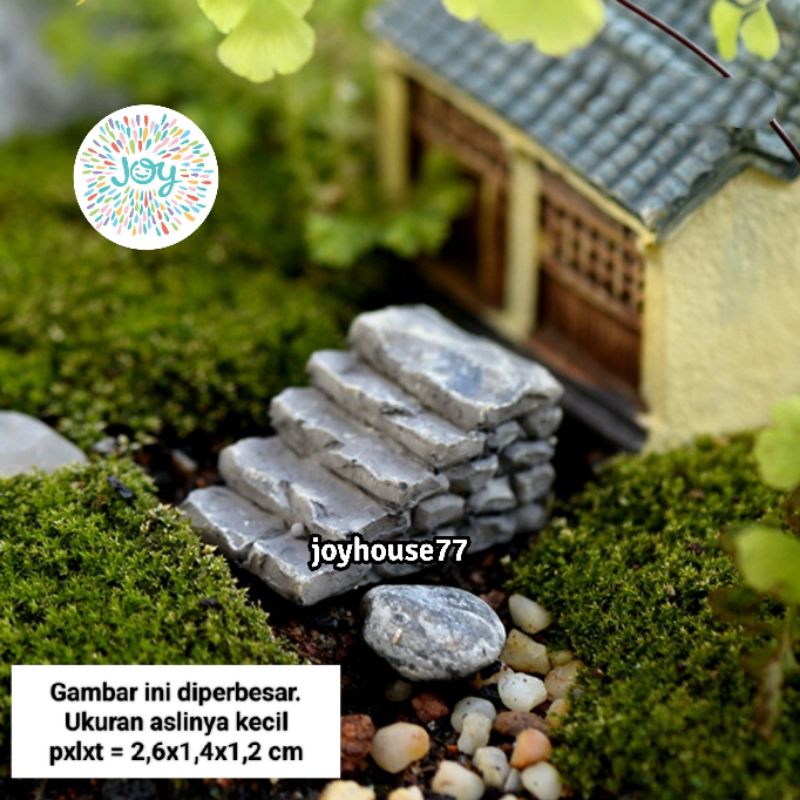 Jual Pc Miniatur Tangga Batu Untuk Dekorasi Terrarium Maket Diorama