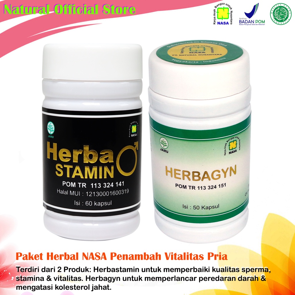 Jual Paket Herbal Nasa Penambah Stamina Vitalitas Pria Shopee Indonesia