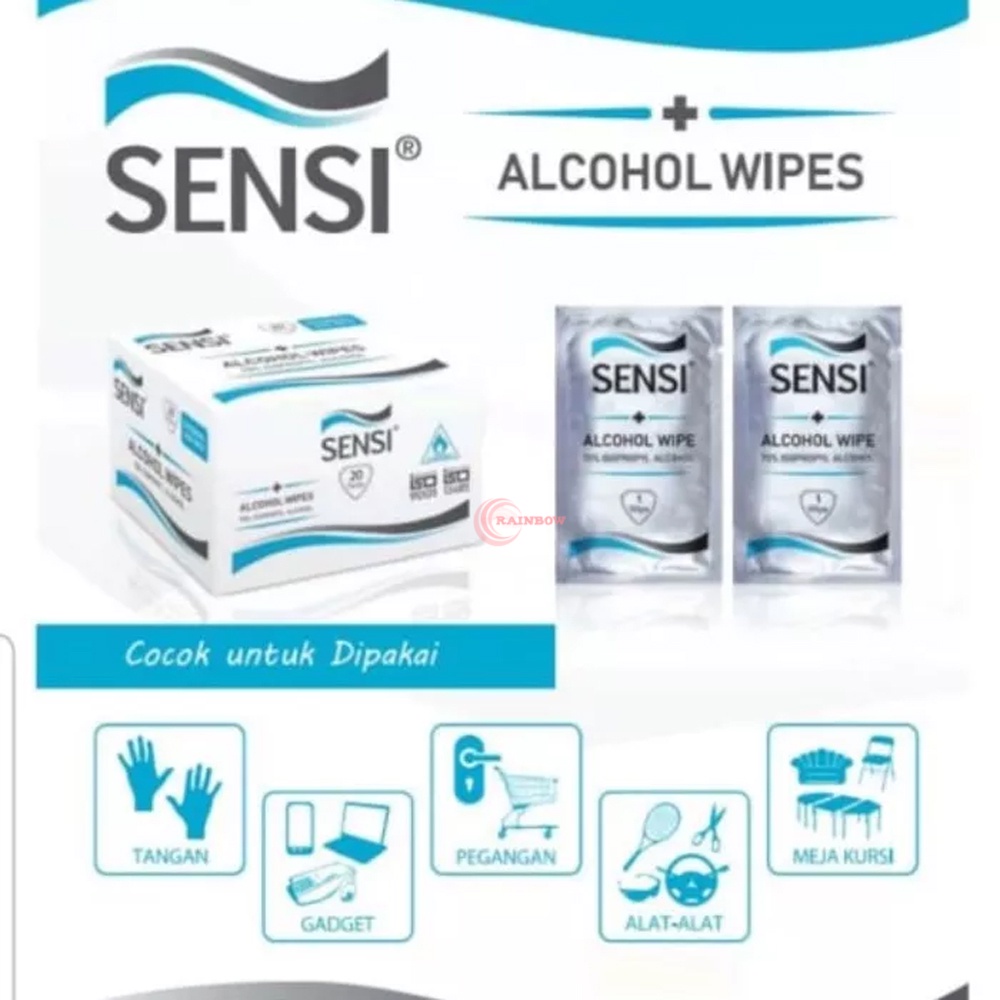 Jual Sensi Alcohol Wipes Isopropyl Alcohol Tisu Alkohol Besar