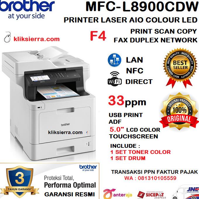 Jual Brother Mfc L Cdw Printer Laser Colour Aio L Color Nfc