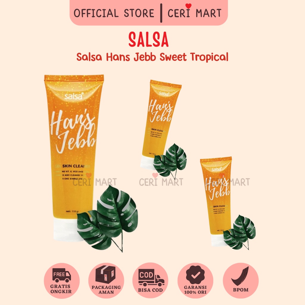 Jual SALSA Hans Jebb Peeling Gel Eksfoliasi Perontok Daki Dan Ketiak