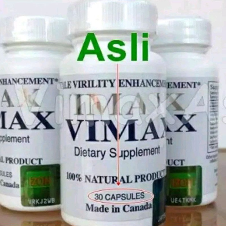 Jual VIMAX ASLI CANADA 100 ORIGINAL OBAT KUAT PEMBESAR BPOM PEMANJANG