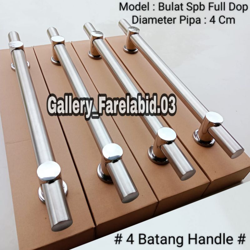 Jual 4 Pcs Handle Pintu Rumah Stainless Steel 80 Cm Gagang 60 Cm