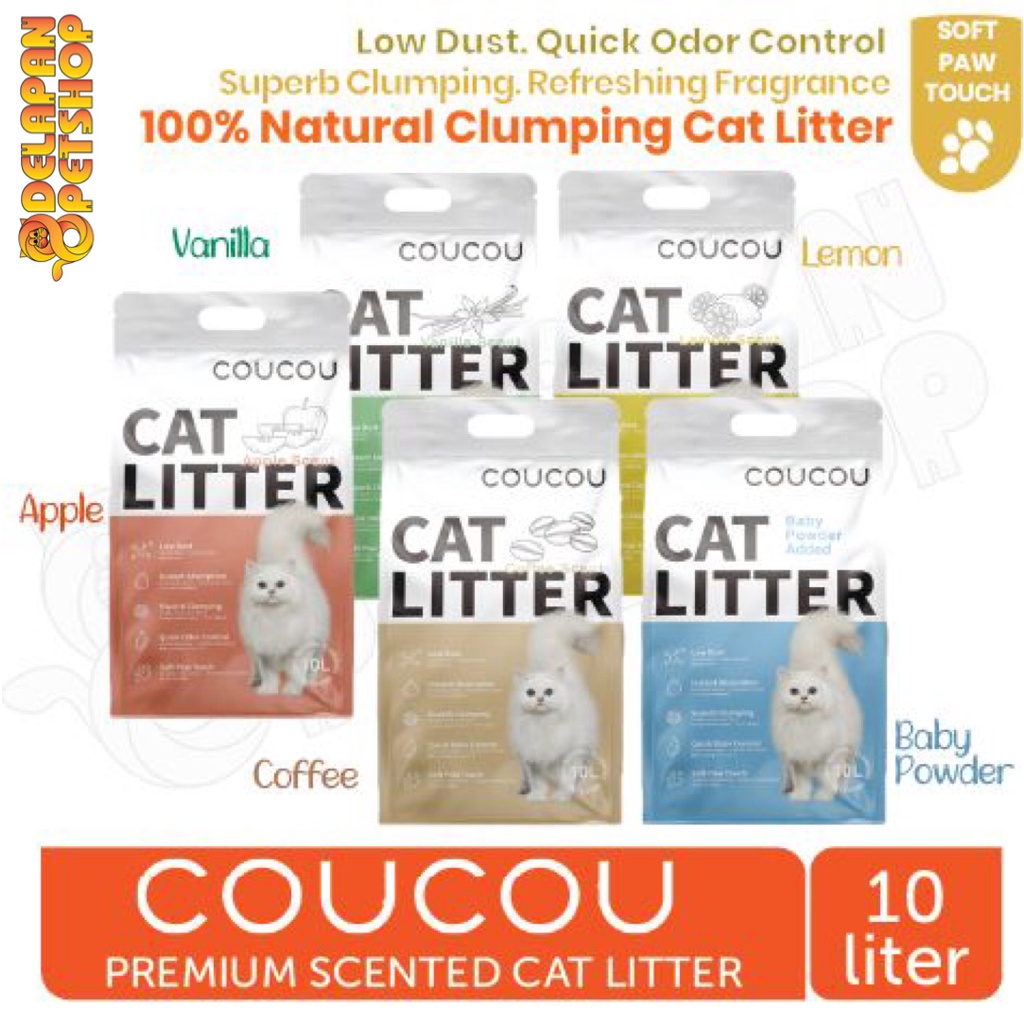 Jual Coucou Super Premium Cat Litter Liter Pasir Kucing Gumpal