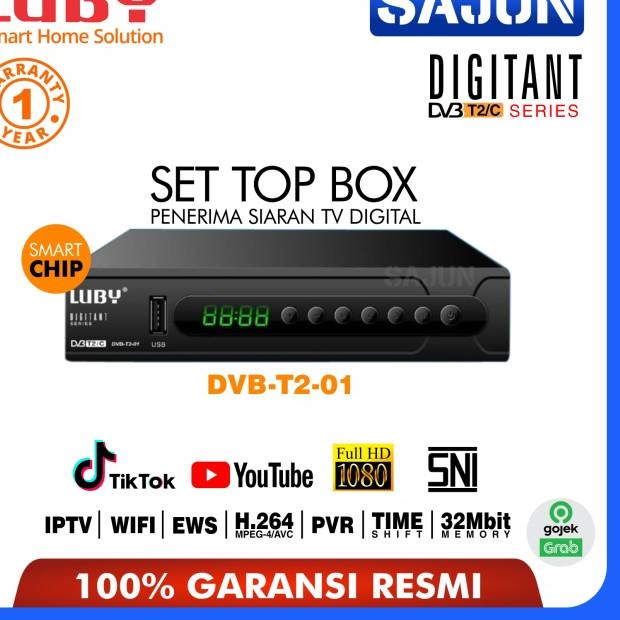 Jual Luby Set Top Box Dvbt C Receiver Tv Stb Digital Dvb T