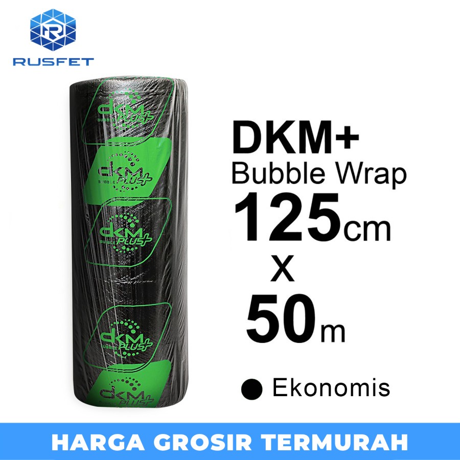 Jual Plastik Bubble Wrap 125cm X 50m DKM Plus Bubblewrap PREMIUM