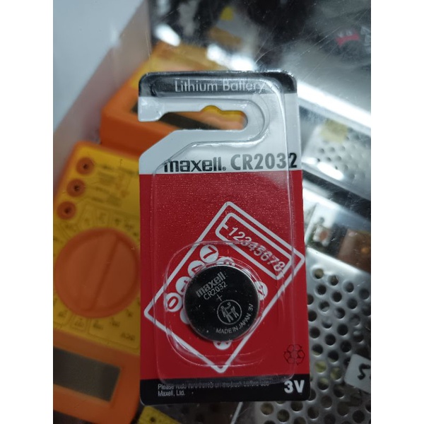 Jual Baterai Maxell Cr Original V Kancing Lithium Battery Shopee