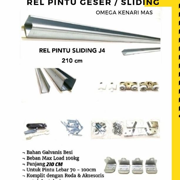 Jual Rel Pintu Geser Sliding Door J Cm Shopee Indonesia