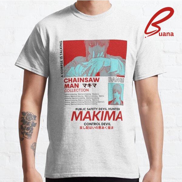 Jual Kaos Pria Makima Red Chainsaw Man Premium Cotton 2520 Shopee