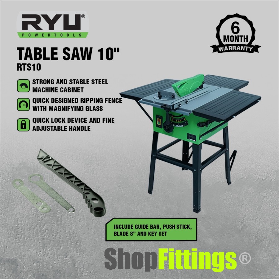 Jual RYU RTS 10 Inch Table Saw Mesin Meja Gergaji Potong Circle 10 By