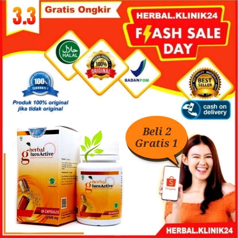 Jual Glucoactive Asli Original Obat Diabetes Kencing Manis Ampuh