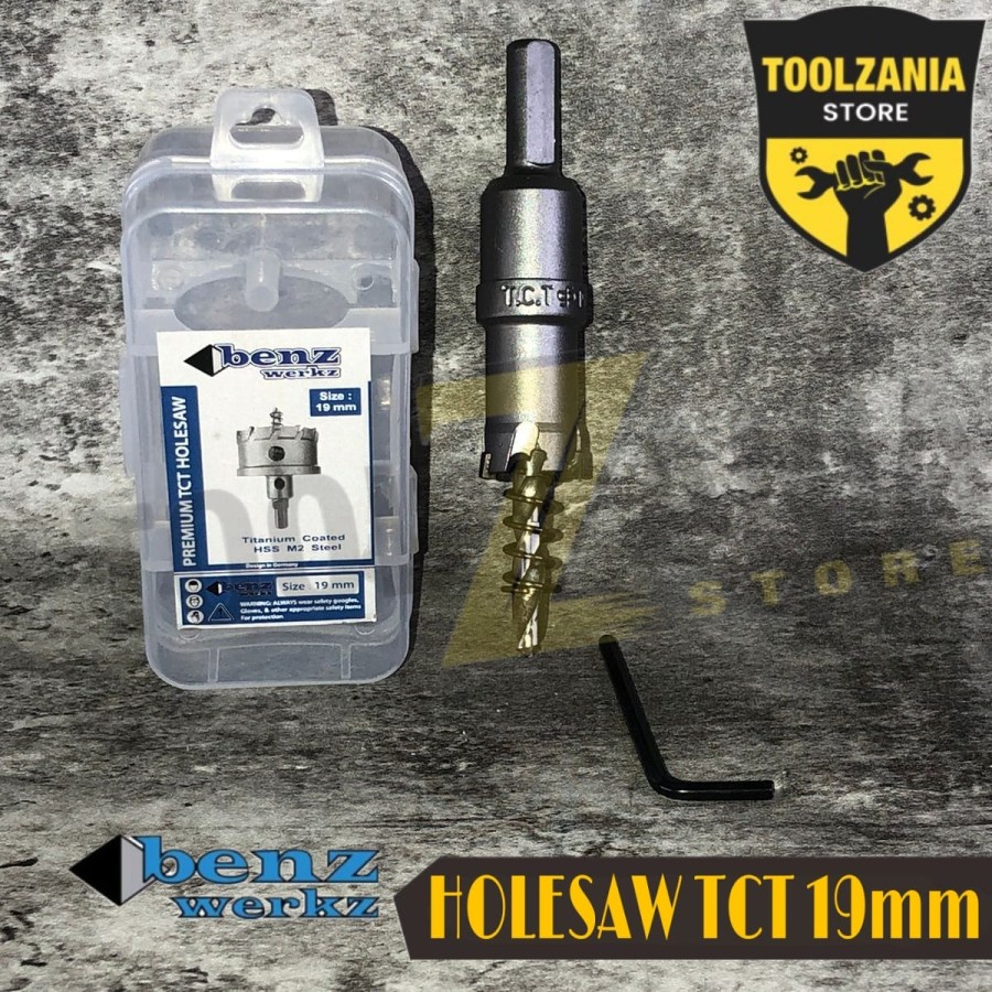 Jual Mata Bor Holesaw TCT 19mm Mata Bor Plong Metal Besi 19 Mm Benz