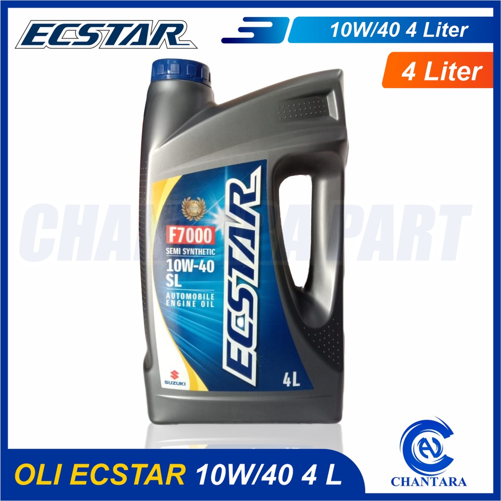 Jual Oli Ecstar W Liter Suzuki Genuine Oil Asli Shopee Indonesia