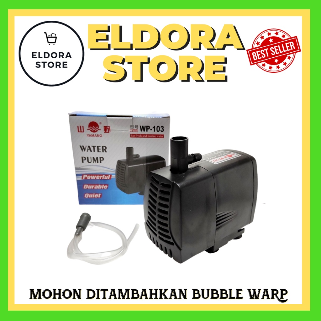 Jual Pompa Air Aquarium Kolam Hidroponik Yamano WP 103 Water Pump WP