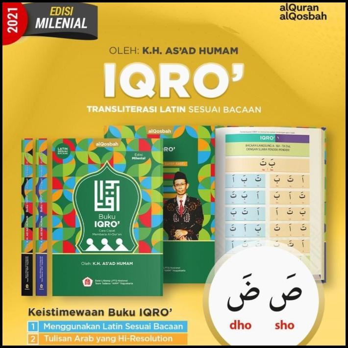 Jual Buku Iqro Milenial Hvs Warna Latin Sesuai Bacaan Jilid Lengkap