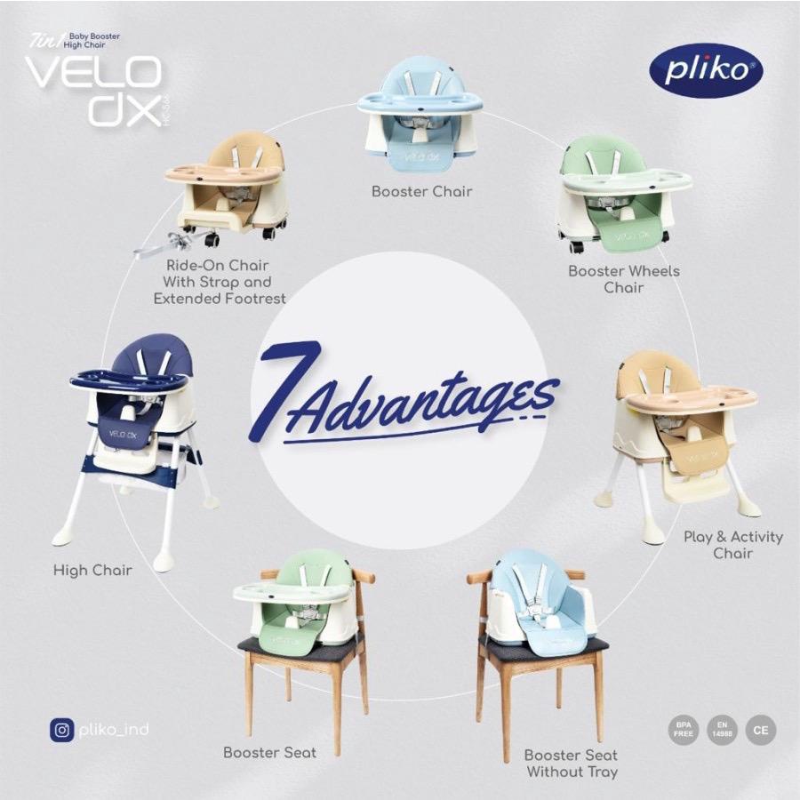 Jual High Chair Pliko Hc Velo Dx In Kursi Makan Bayi Shopee