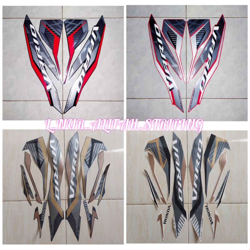 Jual Stiker Striping Lis Les Polet Body Motor Honda New Vario