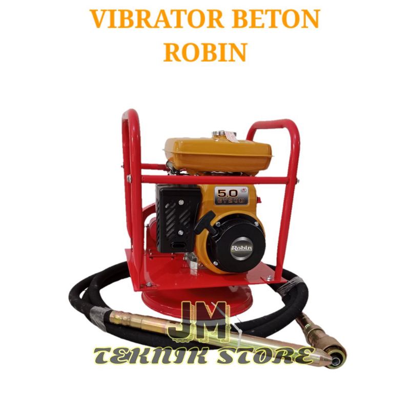 Jual MESIN VIBRATOR BETON MERK ROBIN EY20 3 KOMPLIT SELANG VIBRATOR 6