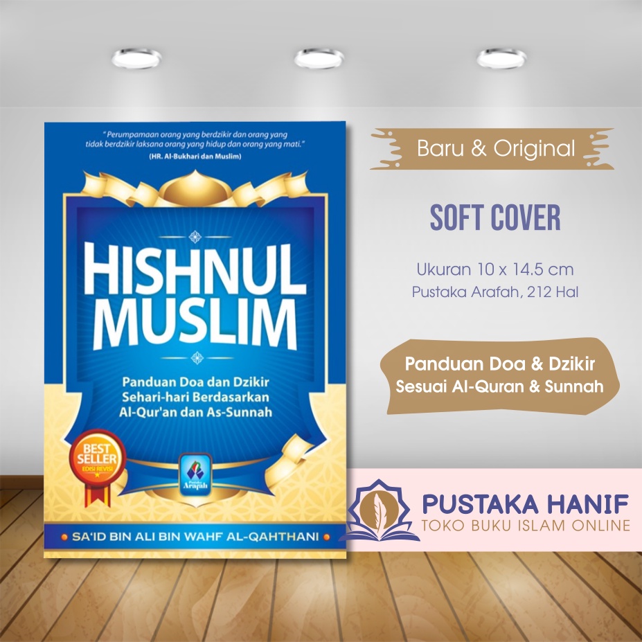 Jual Buku Saku Hisnul Muslim Panduan Doa Dan Dzikir Sehari Hari Pustaka